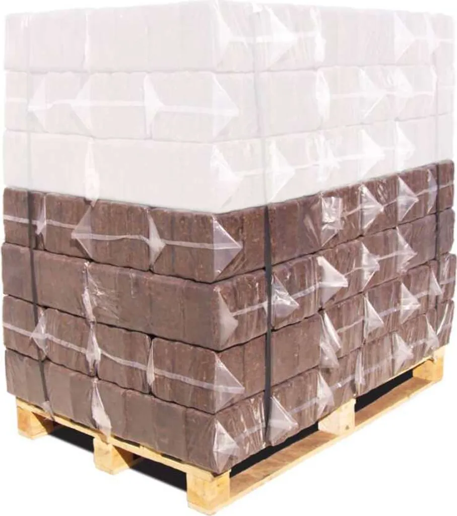 holzbrx Holzbriketts Rinde Nachtwächter, 36x12kg (432kg), Maße: 65x100x155 mm, Brenndauer 8-12 Std., ca. 4-8 kWh/kg, Nicht für automatische Öfen